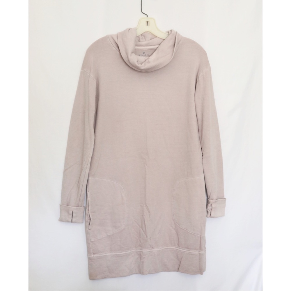 Athleta cowlneck sweatshirt dress